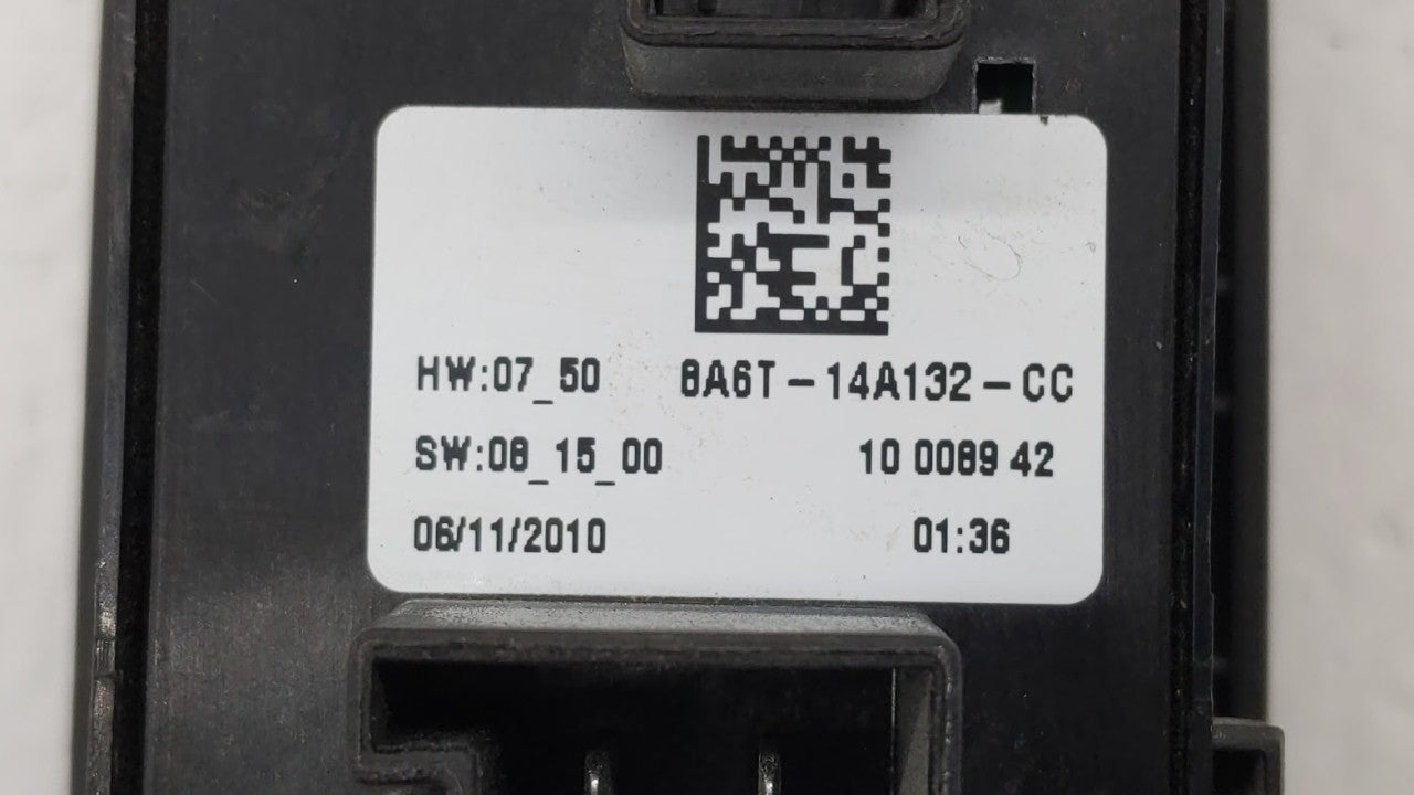 2011-2013 Ford Fiesta Master Power Window Switch Replacement Driver Side Left P/N:8A6T-14A132-CC Fits 2011 2012 2013 OEM Used Auto Parts - Oemusedautoparts1.com