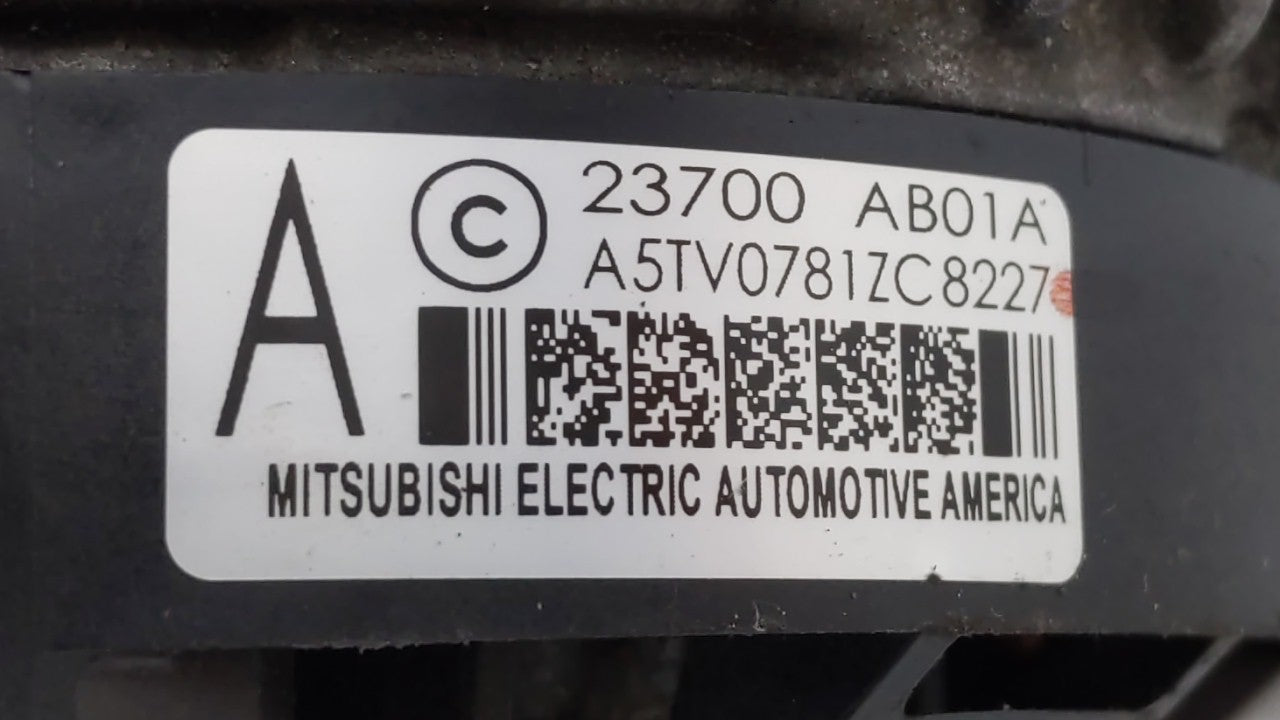 2015-2017 Subaru Legacy Alternator Replacement Generator Charging Assembly Engine OEM P/N:23700 AB01A 23700 AA91B Fits OEM Used Auto Parts - Oemusedautoparts1.com