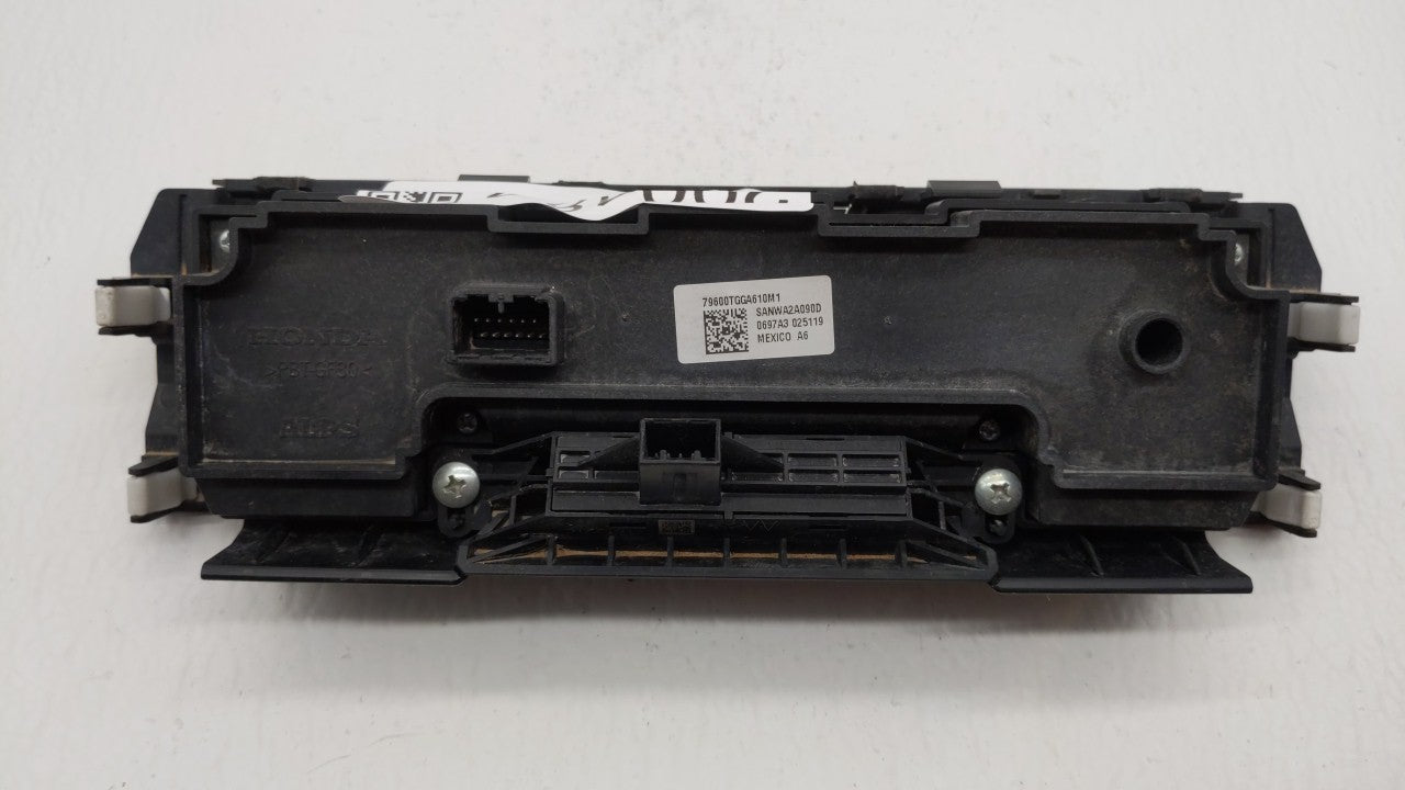 2016-2019 Honda Civic Climate Control Module Temperature AC/Heater Replacement P/N:79600TBAA112M1 79600TBAA311M1 Fits OEM Used Auto Parts - Oemusedautoparts1.com