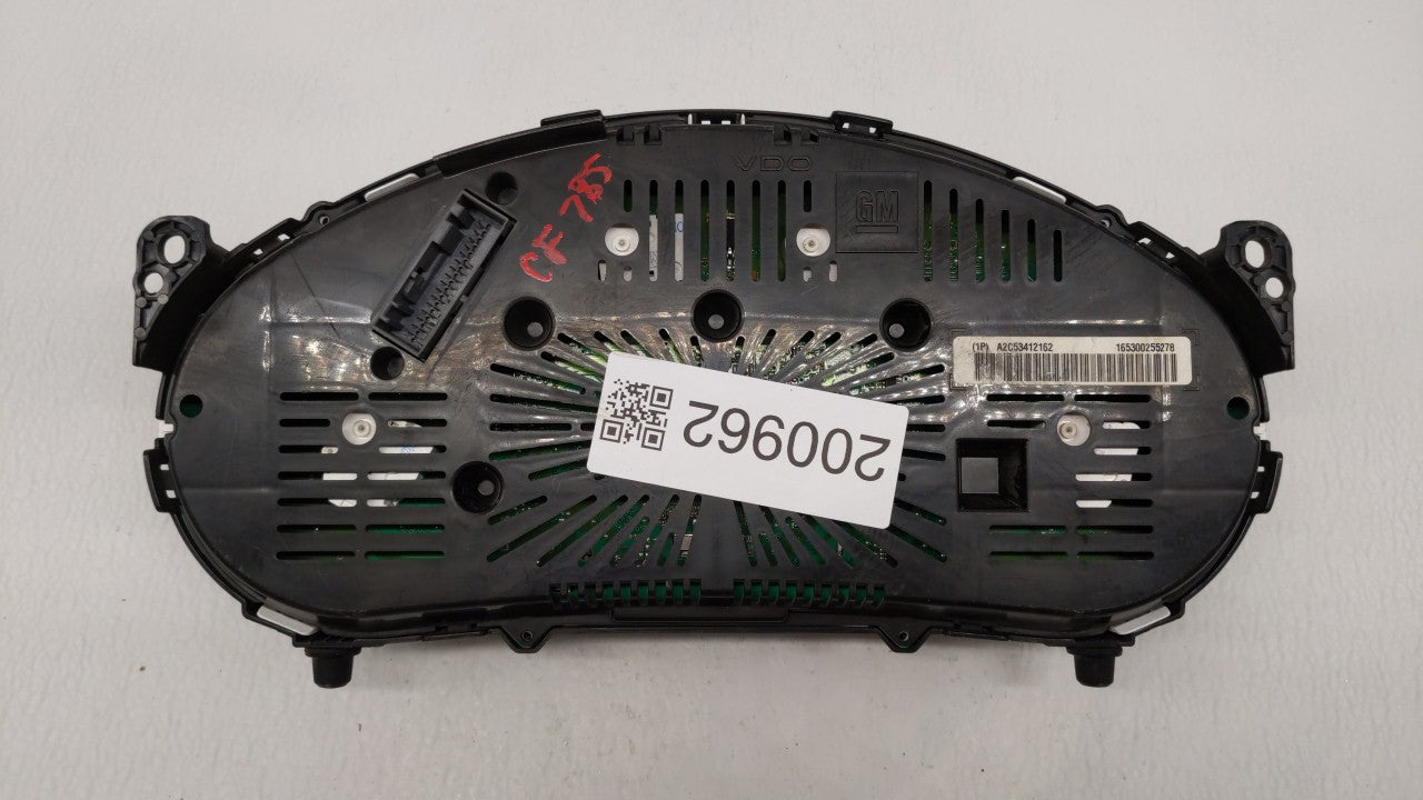 2011 Gmc Terrain Instrument Cluster Speedometer Gauges P/N:20978081 20978079 Fits OEM Used Auto Parts - Oemusedautoparts1.com