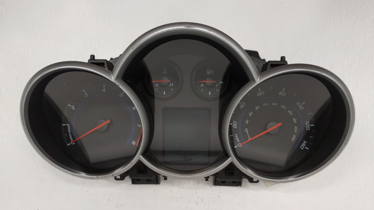 2012 Chevrolet Cruze Instrument Cluster Speedometer Gauges P/N:95487984 95487986 Fits OEM Used Auto Parts - Oemusedautoparts1.com