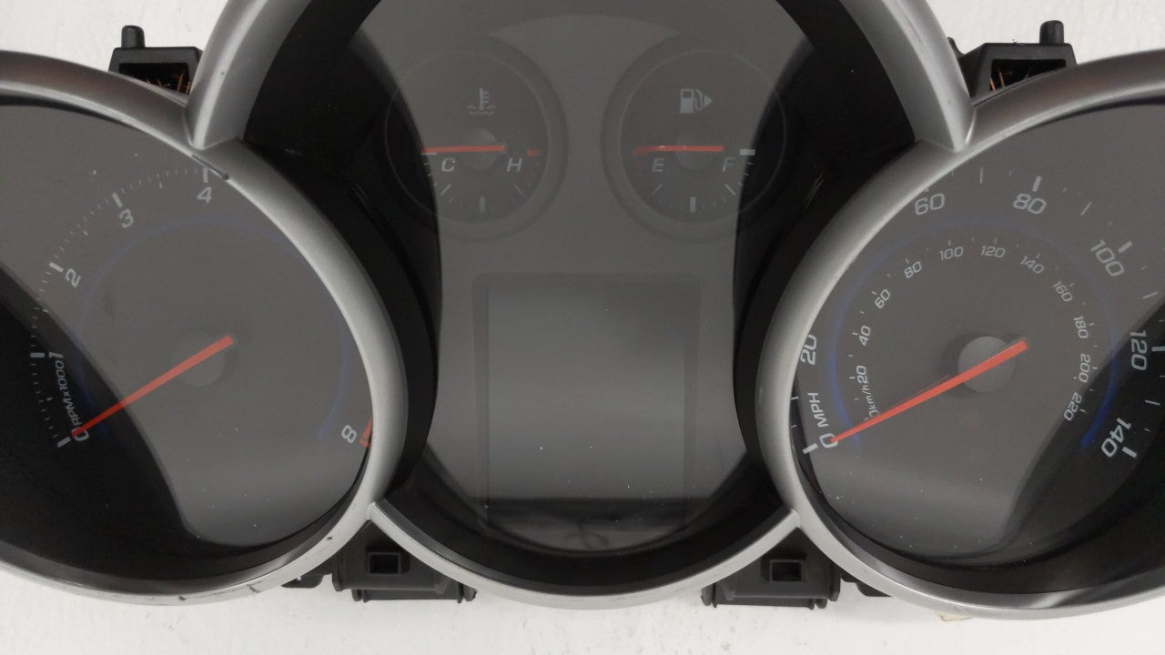 2012 Chevrolet Cruze Instrument Cluster Speedometer Gauges P/N:95487984 95487986 Fits OEM Used Auto Parts - Oemusedautoparts1.com