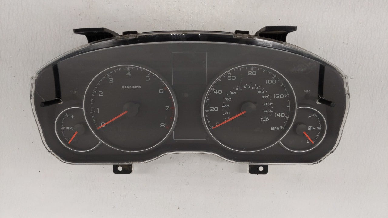 2013-2014 Subaru Legacy Instrument Cluster Speedometer Gauges P/N:85004AJ01A Fits 2013 2014 OEM Used Auto Parts - Oemusedautoparts1.com