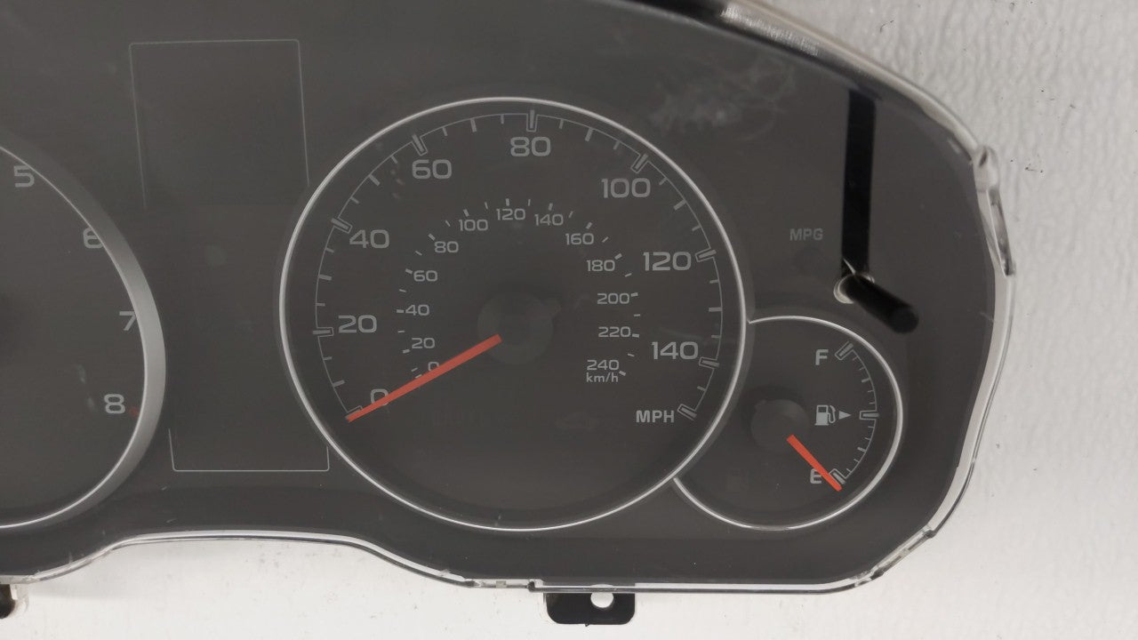 2013-2014 Subaru Legacy Instrument Cluster Speedometer Gauges P/N:85004AJ01A Fits 2013 2014 OEM Used Auto Parts - Oemusedautoparts1.com