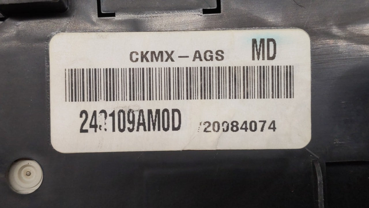 2014-2015 Nissan Sentra Instrument Cluster Speedometer Gauges P/N:248109AM0D Fits 2014 2015 OEM Used Auto Parts - Oemusedautoparts1.com