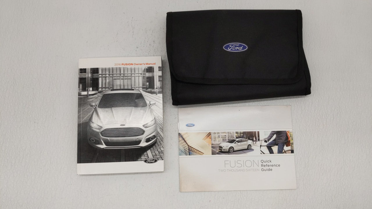 2016 Ford Fusion Owners Manual Book Guide OEM Used Auto Parts - Oemusedautoparts1.com