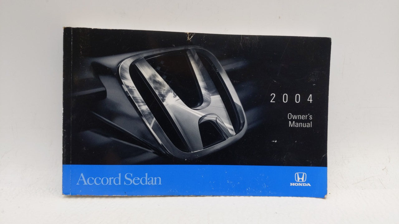 2004 Honda Accord Owners Manual Book Guide OEM Used Auto Parts - Oemusedautoparts1.com