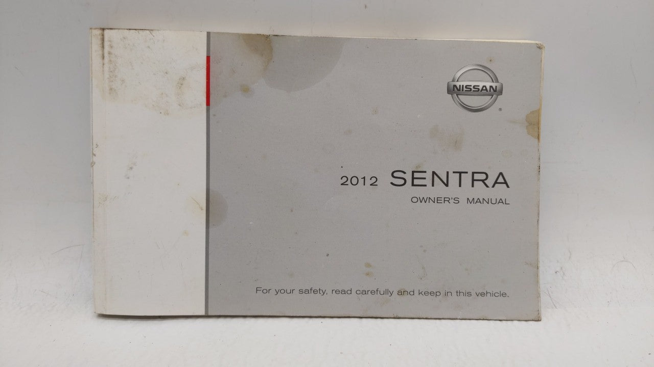 2012 Nissan Sentra Owners Manual Book Guide OEM Used Auto Parts - Oemusedautoparts1.com