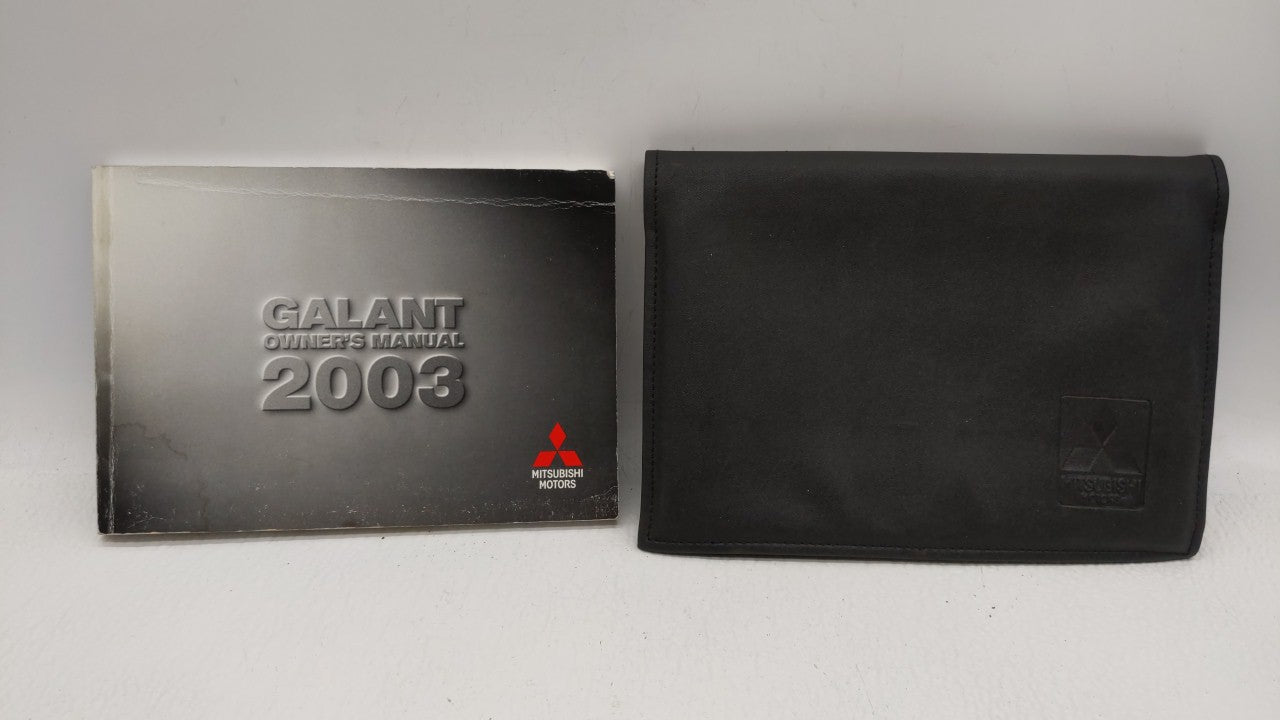 2003 Mitsubishi Galant Owners Manual Book Guide OEM Used Auto Parts - Oemusedautoparts1.com