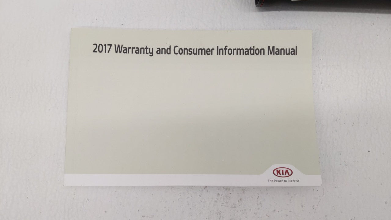 2017 Kia Optima Owners Manual Book Guide OEM Used Auto Parts - Oemusedautoparts1.com