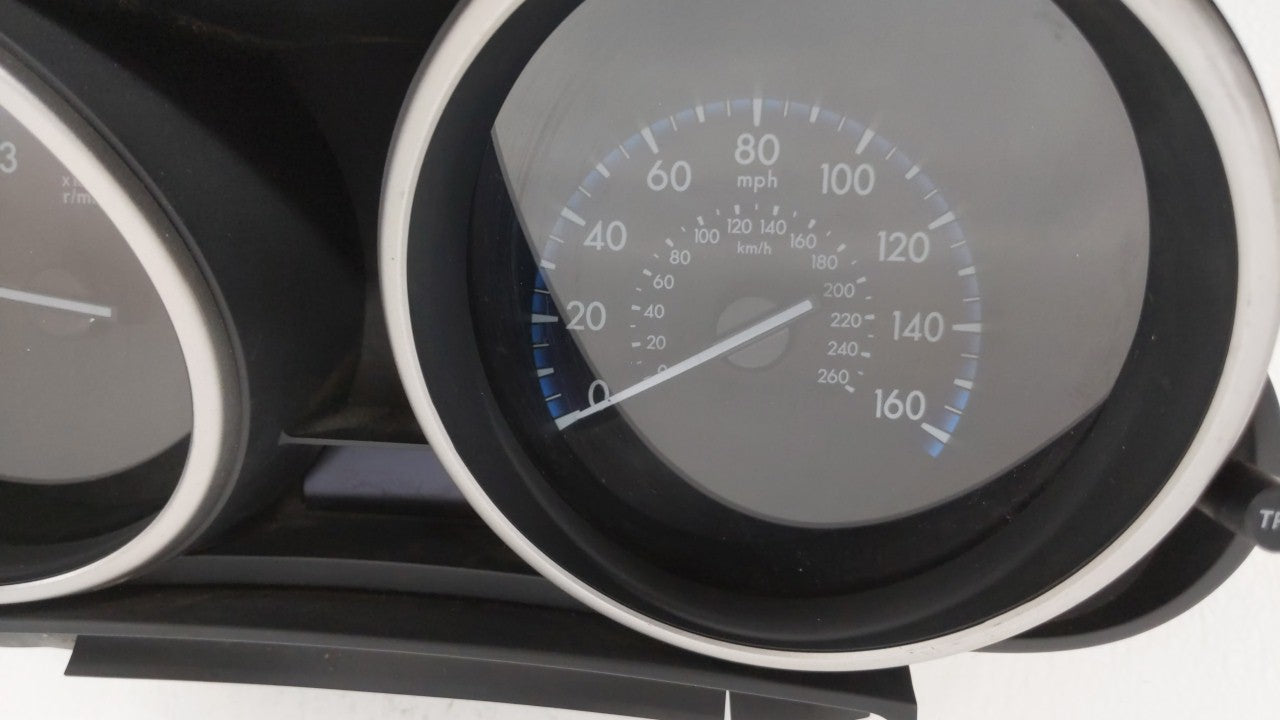 2012-2013 Mazda 3 Instrument Cluster Speedometer Gauges P/N:66BGW4H 66 BGW4 H Fits 2012 2013 OEM Used Auto Parts - Oemusedautoparts1.com