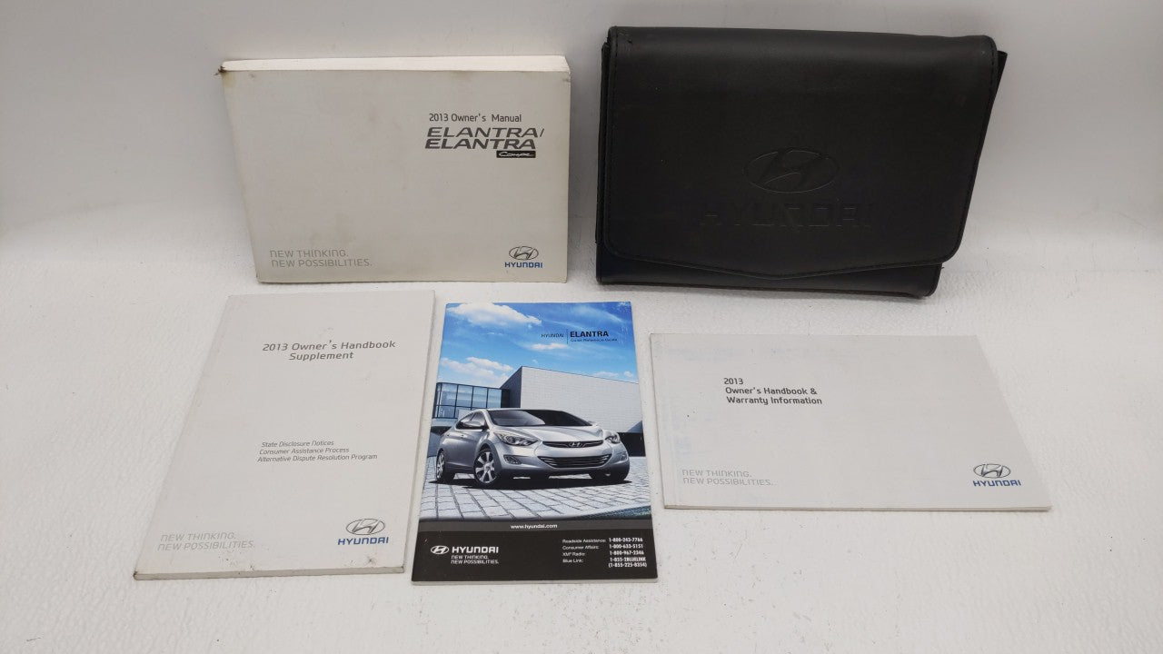 2013 Hyundai Elantra Owners Manual Book Guide OEM Used Auto Parts - Oemusedautoparts1.com