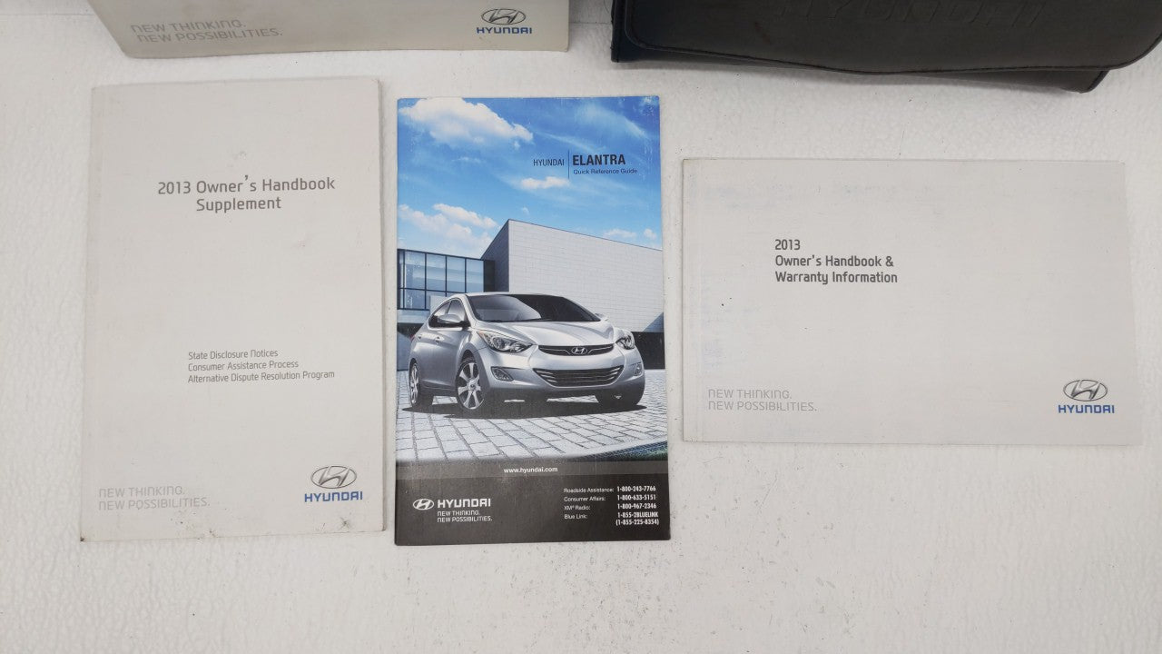 2013 Hyundai Elantra Owners Manual Book Guide OEM Used Auto Parts - Oemusedautoparts1.com