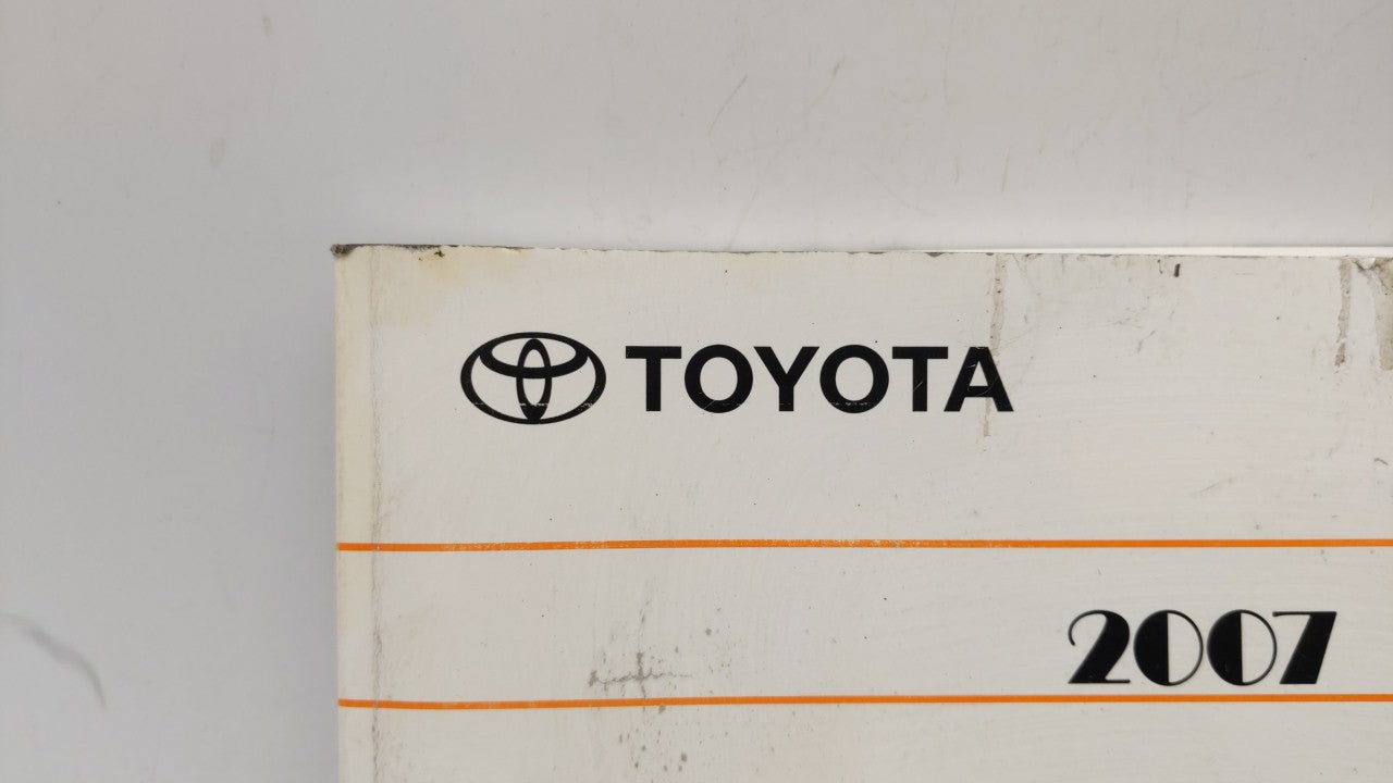 2007 Toyota Camry Owners Manual Book Guide OEM Used Auto Parts - Oemusedautoparts1.com