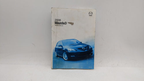 2008 Mazda 3 Owners Manual Book Guide OEM Used Auto Parts