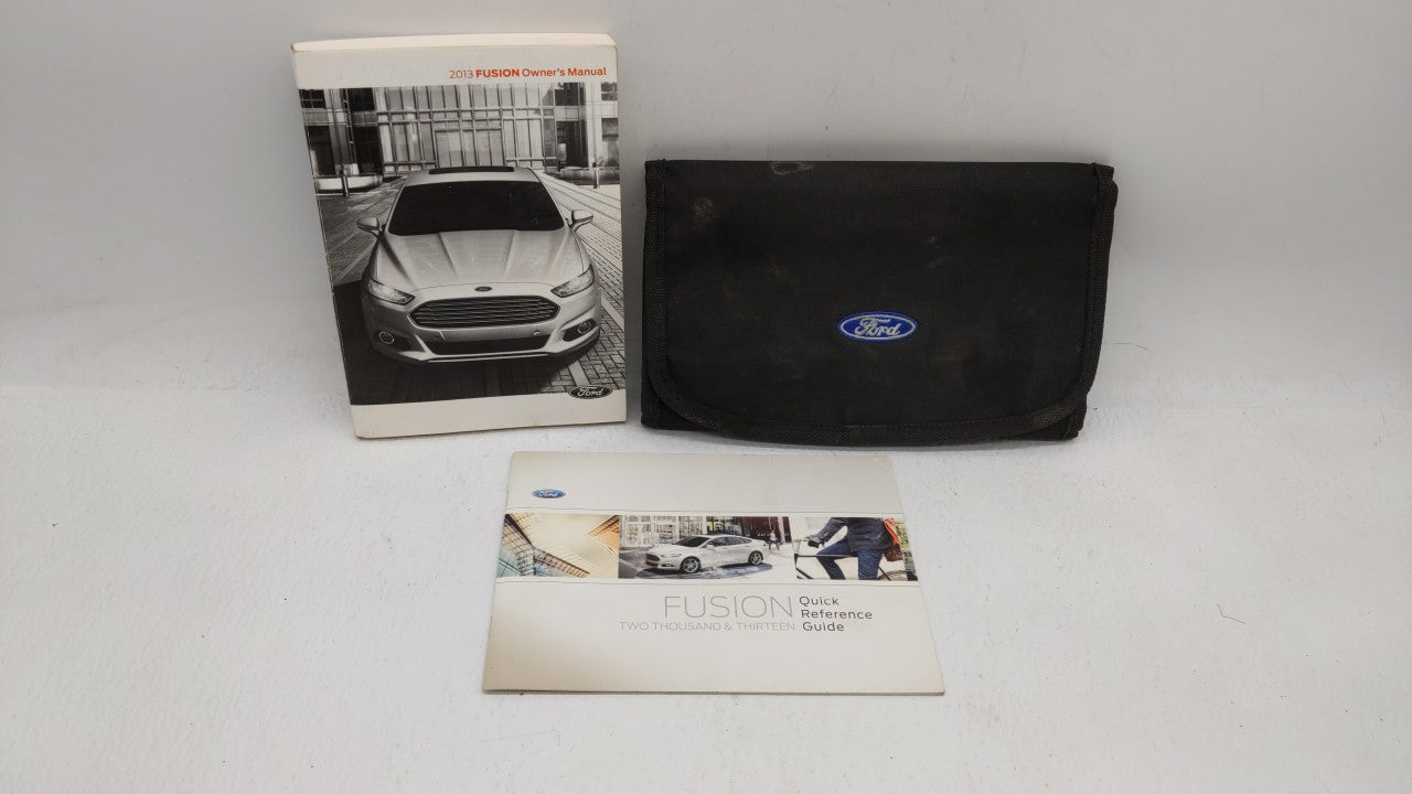 2013 Ford Fusion Owners Manual Book Guide OEM Used Auto Parts - Oemusedautoparts1.com