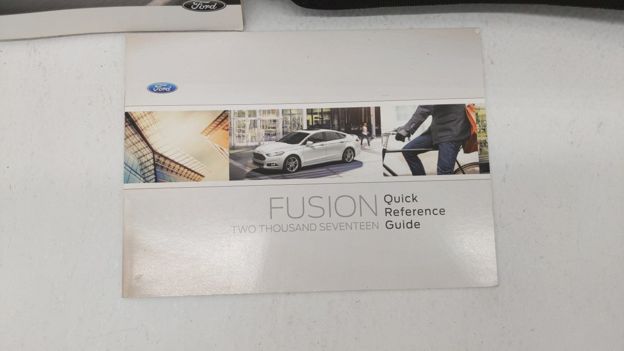 2017 Ford Fusion Owners Manual Book Guide OEM Used Auto Parts - Oemusedautoparts1.com