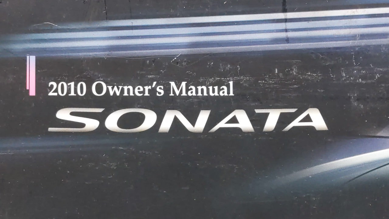 2010 Hyundai Sonata Owners Manual Book Guide OEM Used Auto Parts - Oemusedautoparts1.com