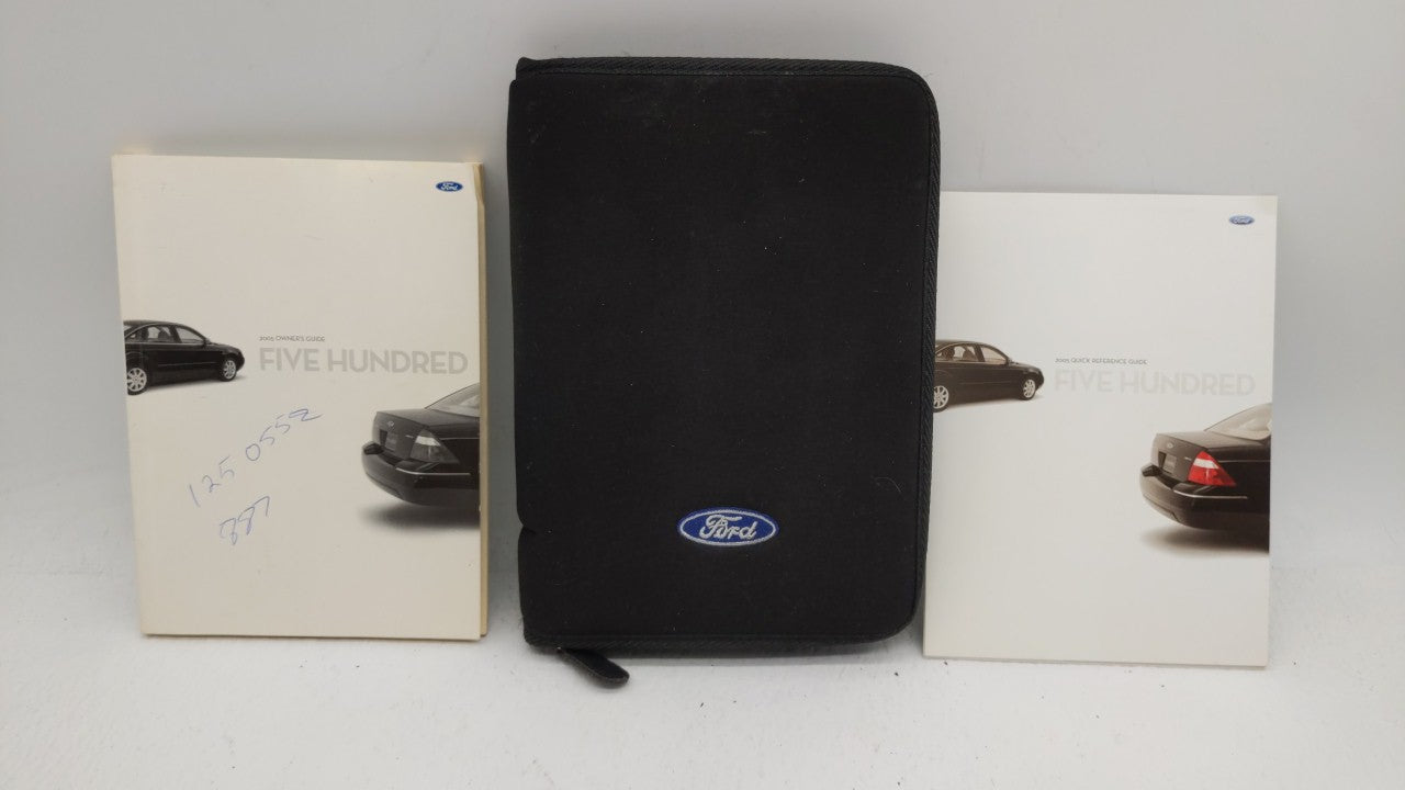2005 Ford Five Hundred Owners Manual Book Guide OEM Used Auto Parts - Oemusedautoparts1.com