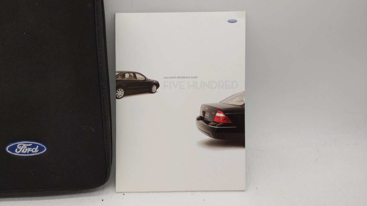 2005 Ford Five Hundred Owners Manual Book Guide OEM Used Auto Parts - Oemusedautoparts1.com