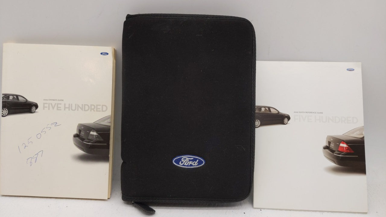 2005 Ford Five Hundred Owners Manual Book Guide OEM Used Auto Parts - Oemusedautoparts1.com