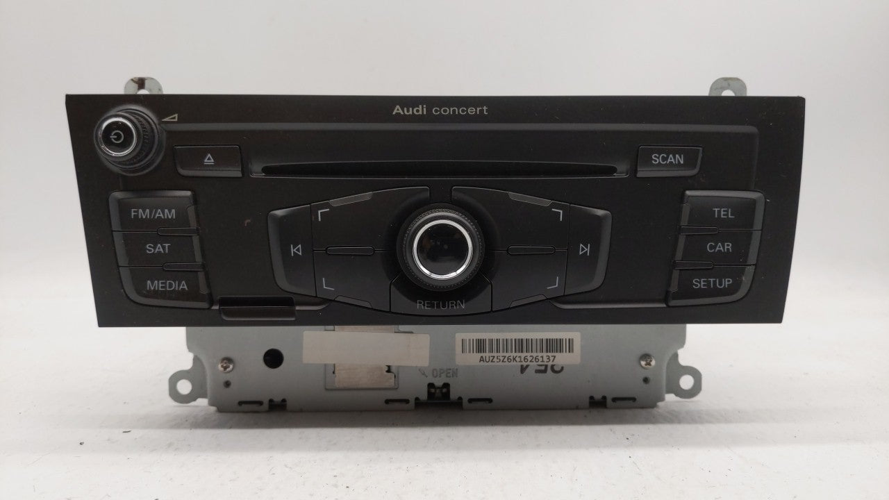 2015-2017 Audi A5 Radio AM FM Cd Player Receiver Replacement P/N:8T1 035 186 R Fits 2010 2011 2012 2013 2014 2015 2016 2017 OEM Used Auto Parts - Oemusedautoparts1.com
