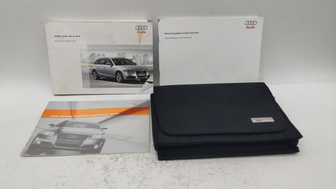 2009 Audi A4 Owners Manual Book Guide OEM Used Auto Parts - Oemusedautoparts1.com