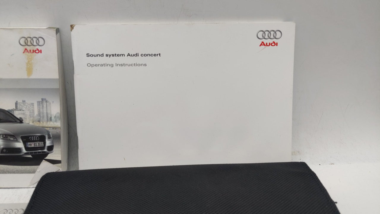 2009 Audi A4 Owners Manual Book Guide OEM Used Auto Parts - Oemusedautoparts1.com