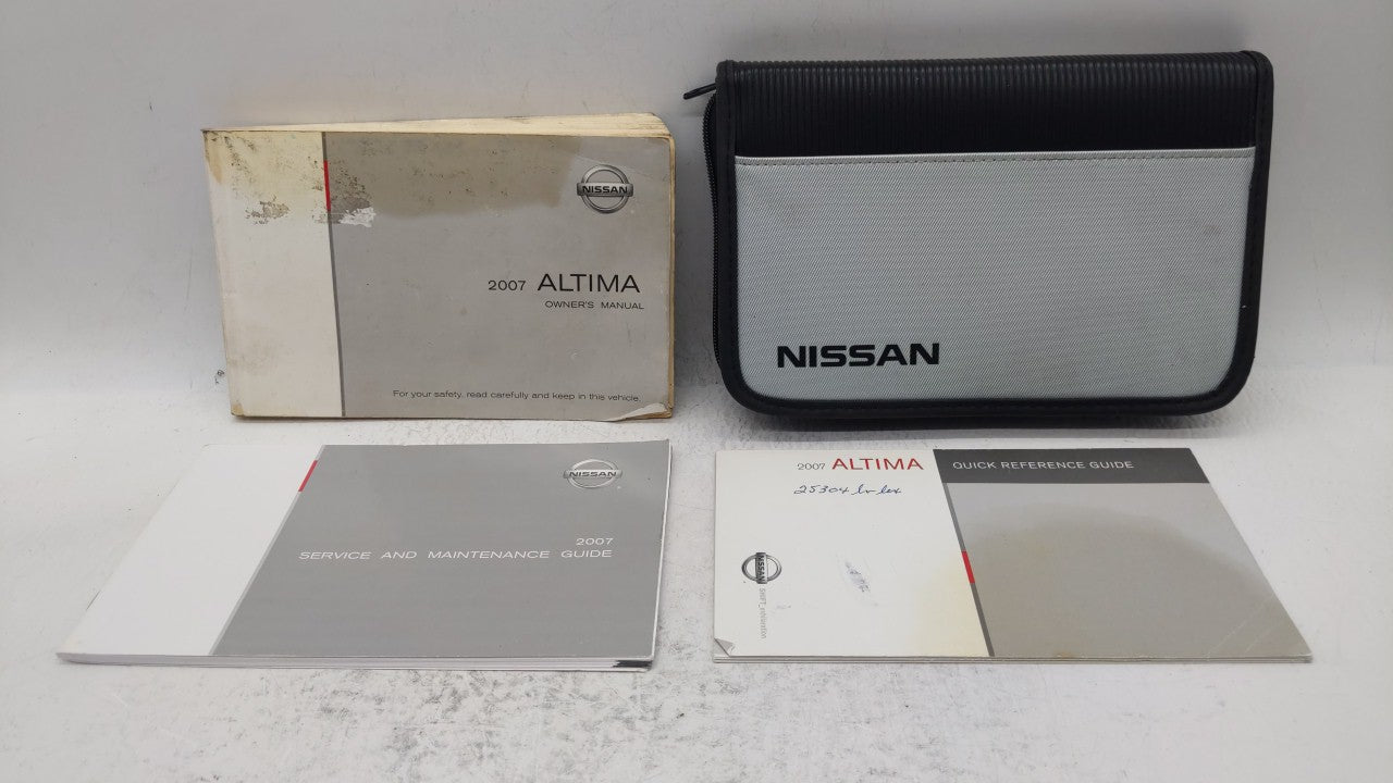 2007 Nissan Altima Owners Manual Book Guide OEM Used Auto Parts - Oemusedautoparts1.com