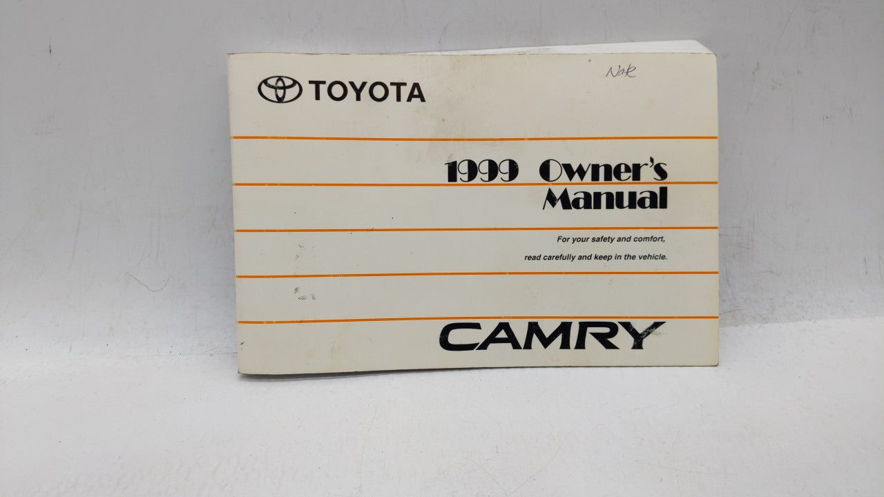 1999 Toyota Camry Owners Manual Book Guide OEM Used Auto Parts - Oemusedautoparts1.com