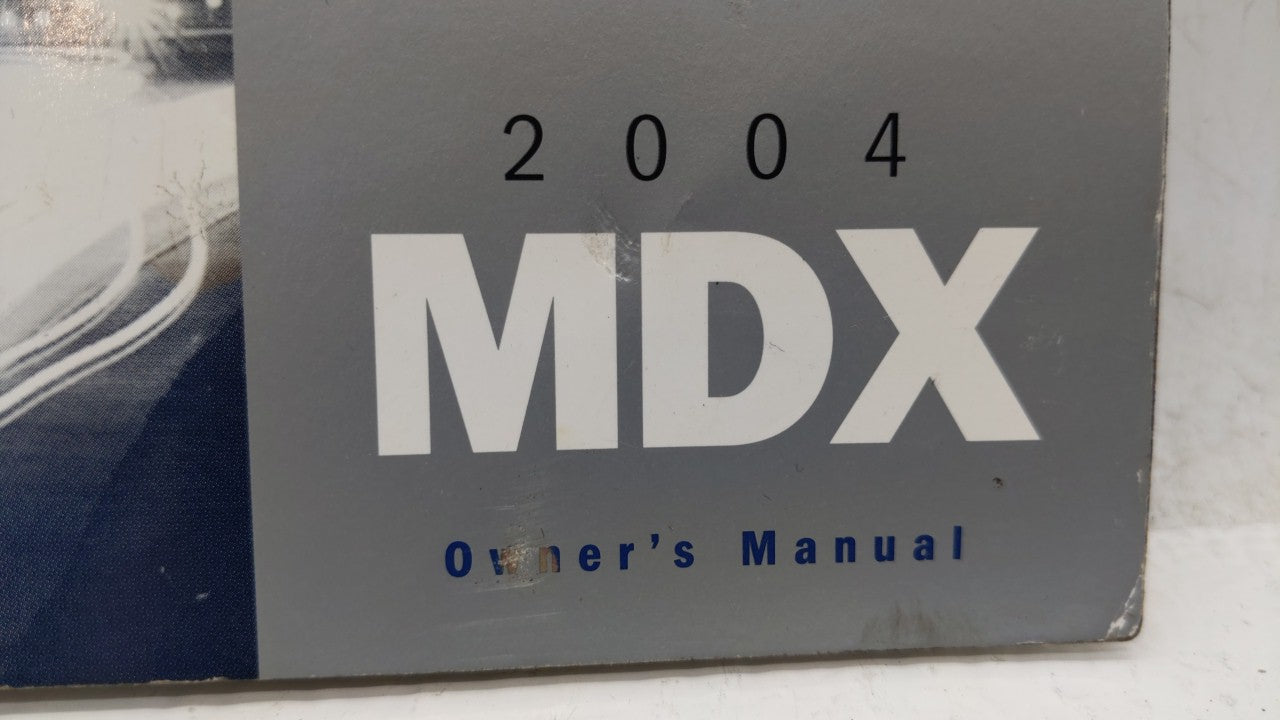 2004 Acura Mdx Owners Manual Book Guide OEM Used Auto Parts - Oemusedautoparts1.com