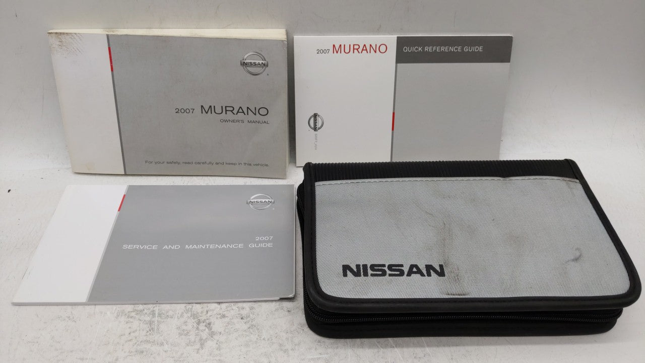 2007 Nissan Murano Owners Manual Book Guide OEM Used Auto Parts - Oemusedautoparts1.com