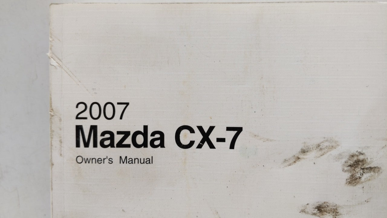 2007 Mazda Cx-7 Owners Manual Book Guide OEM Used Auto Parts - Oemusedautoparts1.com