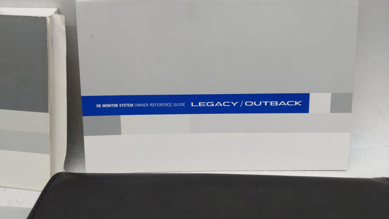 2006 Subaru Legacy Owners Manual Book Guide OEM Used Auto Parts - Oemusedautoparts1.com