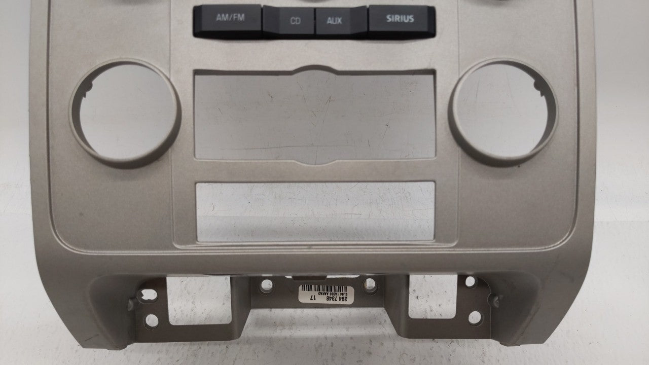 2009-2012 Ford Escape Radio Control Panel - Oemusedautoparts1.com