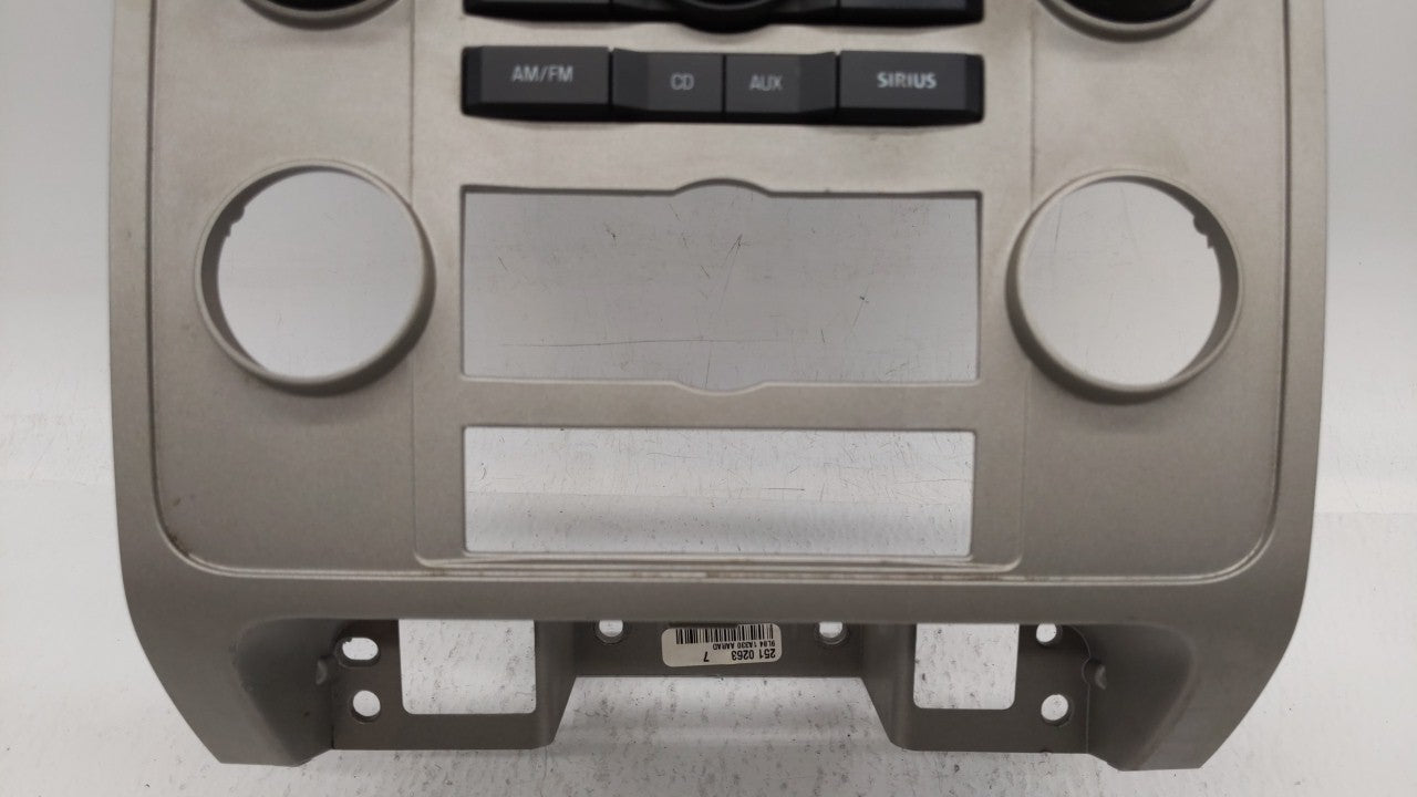 2009-2012 Ford Escape Radio Control Panel - Oemusedautoparts1.com