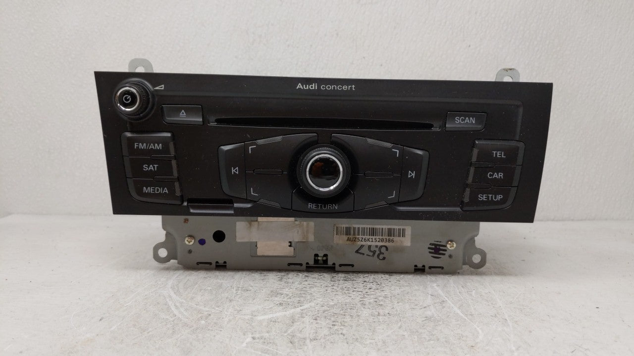 2015-2017 Audi A5 Radio AM FM Cd Player Receiver Replacement P/N:8T1 035 186 R Fits 2010 2011 2012 2013 2014 2015 2016 2017 OEM Used Auto Parts - Oemusedautoparts1.com