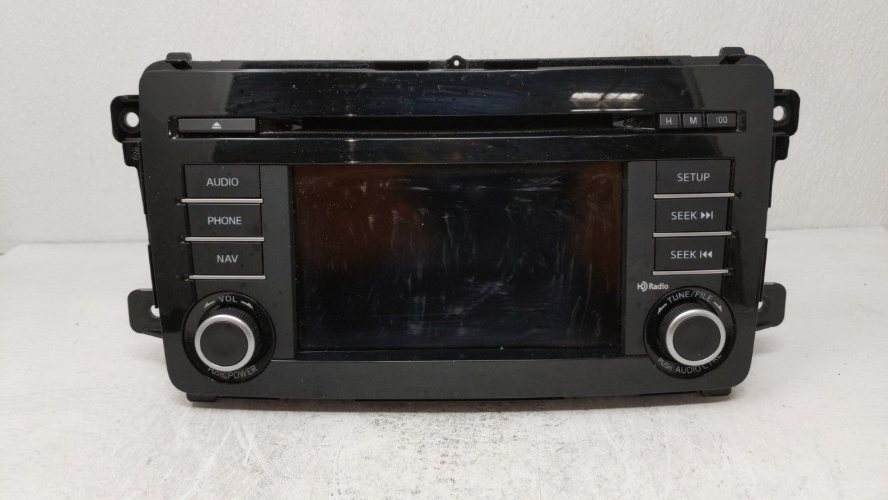 2013-2014 Mazda Cx-9 Radio AM FM Cd Player Receiver Replacement P/N:TK22 66 DV0C TK21 66 DV0 Fits 2013 2014 OEM Used Auto Parts - Oemusedautoparts1.com