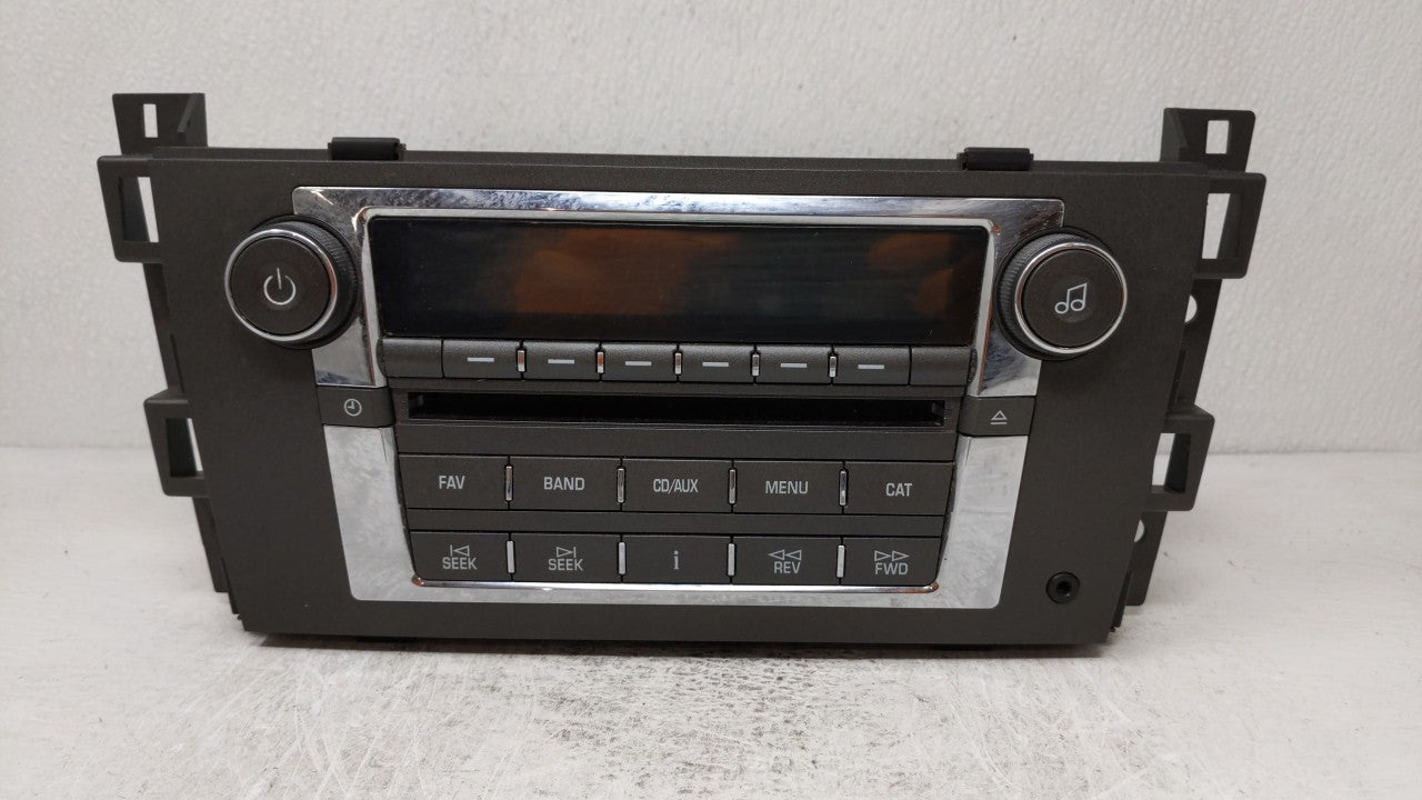 2007-2009 Cadillac Dts Radio AM FM Cd Player Receiver Replacement P/N:15877516 25818943 Fits 2007 2008 2009 OEM Used Auto Parts - Oemusedautoparts1.com