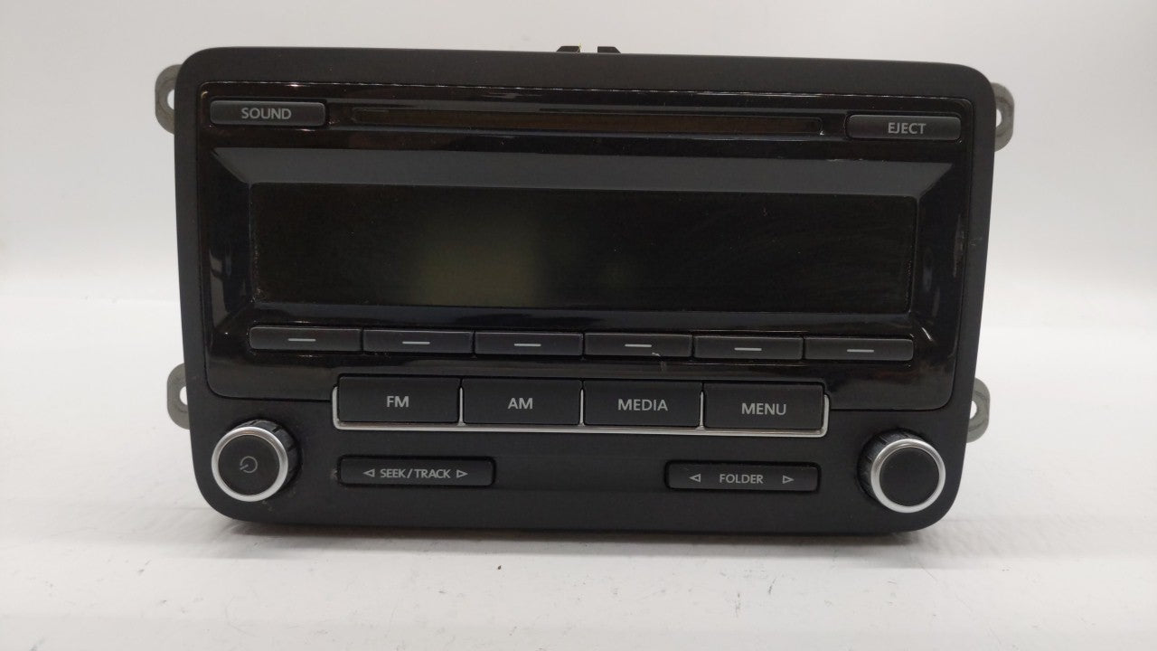 2012-2015 Volkswagen Passat Radio AM FM Cd Player Receiver Replacement P/N:1K0 035 164D Fits 2011 2012 2013 2014 2015 2016 OEM Used Auto Parts - Oemusedautoparts1.com