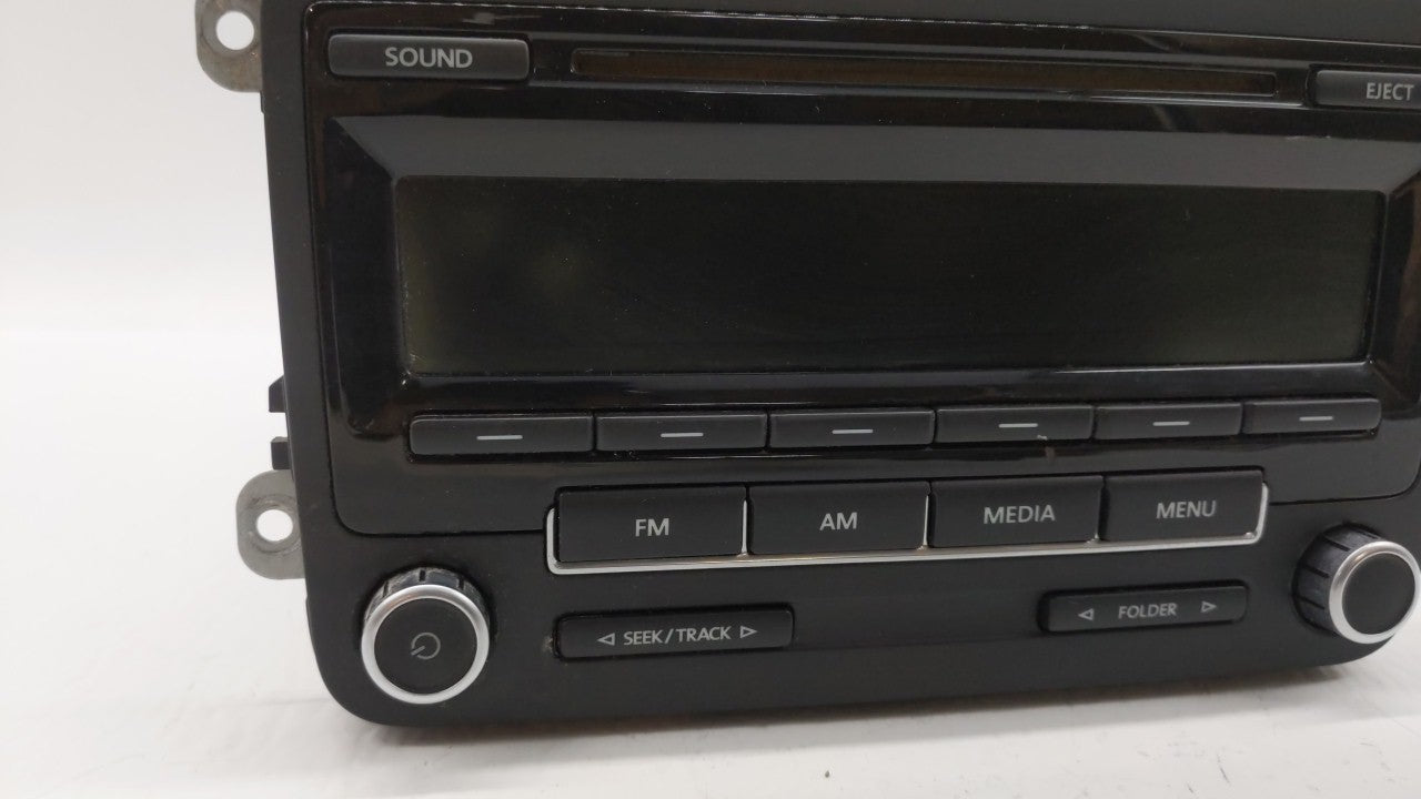 2012-2015 Volkswagen Passat Radio AM FM Cd Player Receiver Replacement P/N:1K0 035 164D Fits 2011 2012 2013 2014 2015 2016 OEM Used Auto Parts - Oemusedautoparts1.com