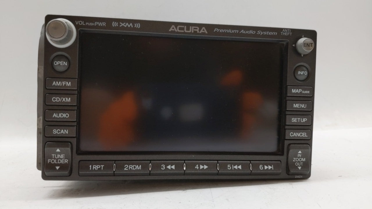 2008-2010 Acura Csx Am Fm Cd Player Radio Receiver 204294 - Oemusedautoparts1.com