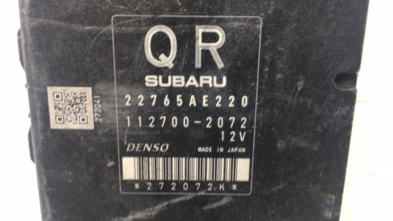 2014 Forester Subaru PCM Engine Computer ECU ECM PCU OEM P/N:22765AE220 Fits OEM Used Auto Parts - Oemusedautoparts1.com