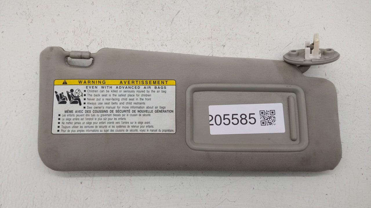 2007-2009 Lexus Is350 Sun Visor Shade Replacement Passenger Right Mirror Fits 2007 2008 2009 OEM Used Auto Parts - Oemusedautoparts1.com