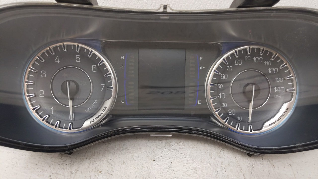 2015 Chrysler 200 Instrument Cluster Speedometer Gauges P/N:P68105897AI P68105897AK Fits OEM Used Auto Parts - Oemusedautoparts1.com