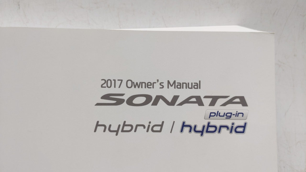 2017 Hyundai Sonata Owners Manual Book Guide OEM Used Auto Parts - Oemusedautoparts1.com