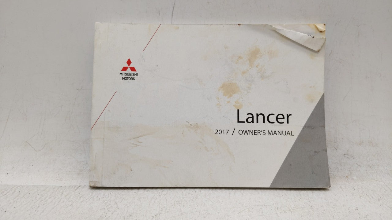 2017 Mitsubishi Lancer Owners Manual Book Guide OEM Used Auto Parts - Oemusedautoparts1.com