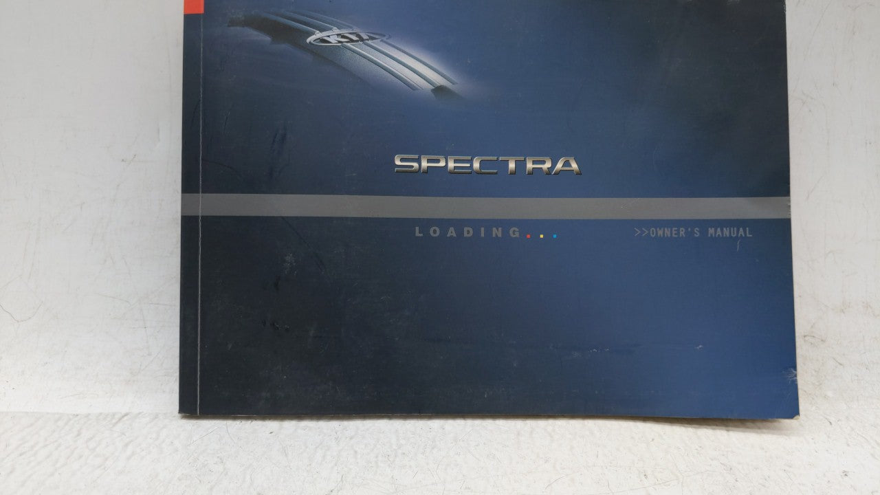 2005 Kia Spectra Owners Manual Book Guide OEM Used Auto Parts - Oemusedautoparts1.com