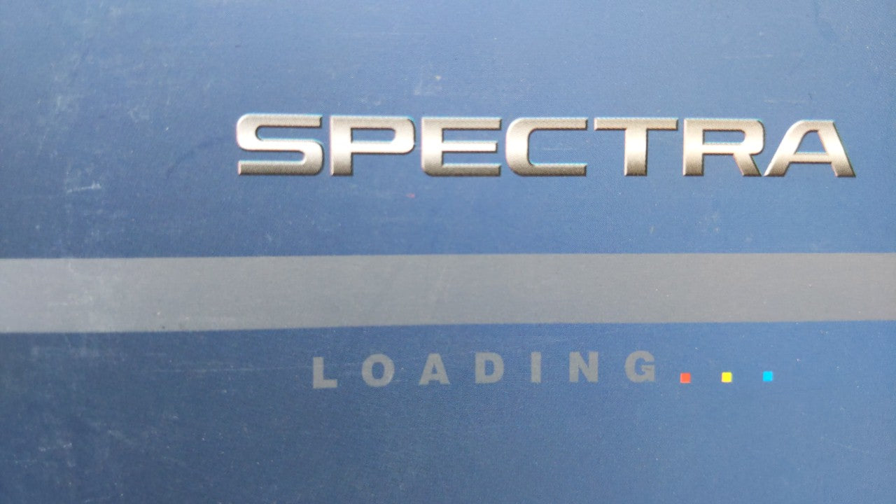 2005 Kia Spectra Owners Manual Book Guide OEM Used Auto Parts - Oemusedautoparts1.com