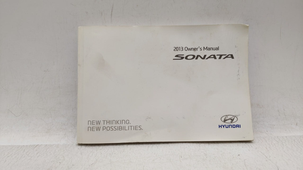 2013 Hyundai Sonata Owners Manual Book Guide OEM Used Auto Parts - Oemusedautoparts1.com